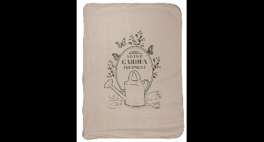 Dutchlander Fleeceplaid Vintage garden 130x180cm