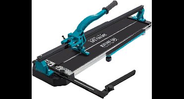 Handmatige Tegelsnijder - Laserpositionering - Single Rail - Professioneel Handgereedschap - Voor Het Snijden - Keramische Porseleinen - Granieten - Vloertegels- 31 inch - met Beugel - 104.5 x 48.5 x 26 cm - Blauw