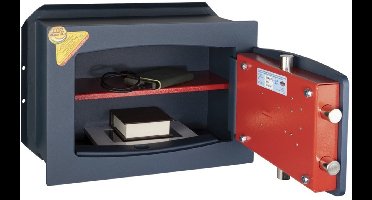 Technomax GOLD GK/4L Kluis - Veiligheidskluis - Robuust en Duurzaam - Blauw - 10 mm Stalen Deuren - ANTIDECO Systeem