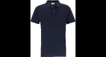 Profuomo Piqué Poloshirt Donkerblauw (navy) - Maat M - Heren