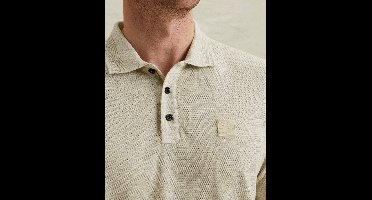 Polo POPCORN JERSEY PME LEGEND BONE WHITE