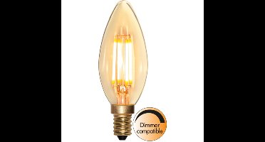 Star Trading LED kaarslamp filament - E14 - 3.2W - Dimbaar - Super Warm Wit <2200K