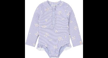 Little Dutch Badpak met Lange Mouwen en Ruches - Dreamy Lavender - Maat 62/68