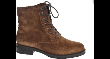 Hartjes Mannen Suède  Enkellaarsjes / Laarzen / Damesschoenen 130372 - Cognac - Maat 40