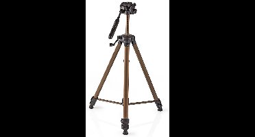 Statief - Maximaal draagvermogen: 4.5 kg - Minimale werkhoogte: 60.0 cm - Maximale werkhoogte: 156.0 cm - 3 Segmenten - Pan & Tilt - Inclusief reistas - Zelfnivellerende voeten - ABS / Aluminium