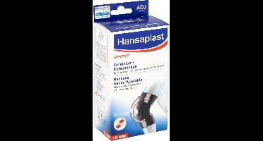 Hansaplast Sport Knie Bandage - Kniesteun - Knie Brace - Knie ondersteuning - Knieverband - Verstelbaar - Zwart