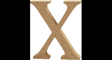 CC MDF Hoofdletter X 13 cm