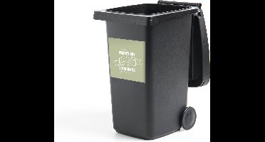 Container sticker Quote - Economics - Studeren - 40x40 cm - Kliko sticker