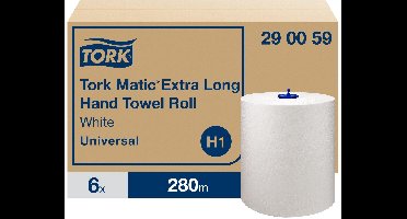 Tork 290059 Matic Handdoekrollen H1 2-laags Wit 280m 6 Rollen (290059)