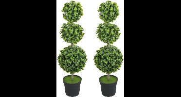 Kunstplant in Pot – Nepplant – Plastic Bloem – Decoratieve Plant – Groene Kunstplant – Onderhoudsvrij – Realistische Bladeren