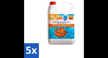 BSI – pH Down Liquid – pH Verlager voor Zwembad & Spa – 5 L - Bulkverpakking - 5 stuks