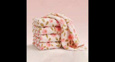 10-delige microvezel doek – keuken schoonmaakdoek – super absorberend, snel drogend, pluisvrij, krasbestendig, herbruikbaar – voor keuken, huis, auto en ramen - Roze 25x25cm