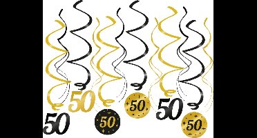Paperdreams - 6 Swirls Classy Party - 50 jaar