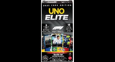 Mattel Games – UNO Elite F1 – Kaartspel – 30 kaarten