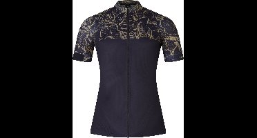 Endura Fs260 Floral Korte Mouw Wielertrui Zwart M Man