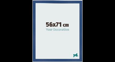 Your Decoration - Fotolijst 56x71 cm - MDF - Donkerblauw - Bologna