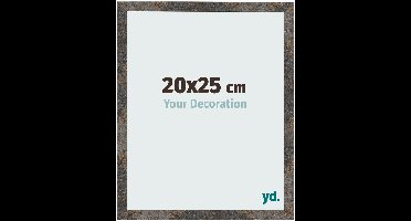 Your Decoration - Fotolijst 20x25 cm - MDF - Geoxideerd Metaal - Bologna