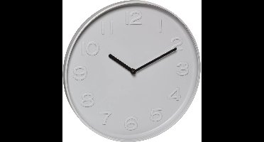 TFA Dostmann 60.3079.15 Wandklok Kwarts 255 mm x 255 mm x 35 mm x 255 mm Grijs