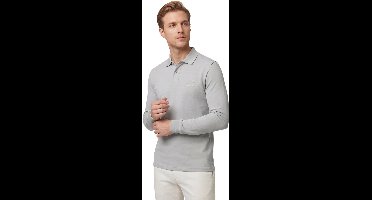 Hugo Boss polo lange mouw grijs