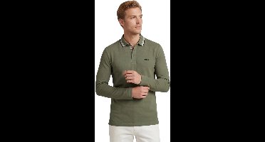 Hugo Boss polo lange mouw groen
