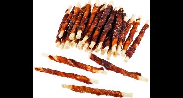 3 x 20-Eend met runderhuidstick-hondensnack-Animal King