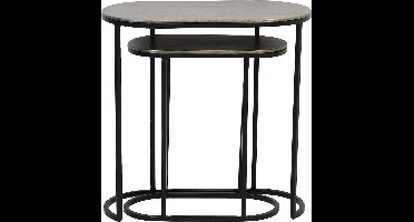 Light & Living Bijzettafel Bocov - Antiek Brons - 53x26x53cm - Modern