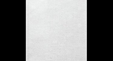 Rico Design loper zonder patroon 29x155cm blanc met stippen met aida middenstuk NR 16221.50.18