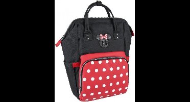 Rugtas Minnie Mouse Zwart Rood