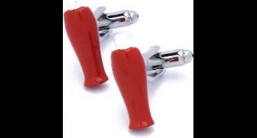 Manchetknopen - Tandpastatube Rood