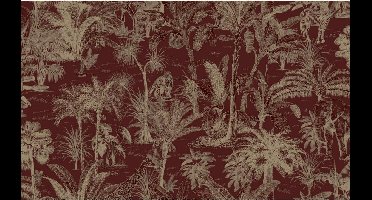 Odyssee jungle rood/goud 106cm L971-10D