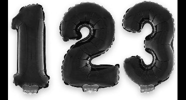 ESPA - Zwarte aluminium cijfer ballon