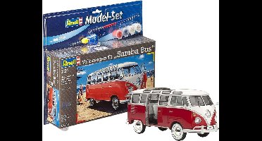 Revell Modelbouwpakket Auto - 67399 Volkswagen VW T1 Samba Bus - Modelbouw - Volwassenen - 1:24