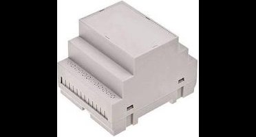 TRU COMPONENTS TC-7910880 DIN-rail-behuizing 70 x 90 x 65 ABS-V0 Grijs 1 stuk(s)