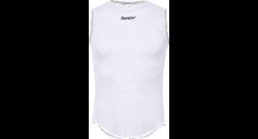 Santini Ondershirt mouwloos Wit Unisex - Lieve Sleeveless Baselayer White - XS/S