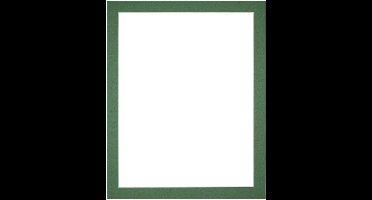 Passe-Partout Fotomaat 50x65 cm - Lijstmaat 56x71 cm - Groen Bos - Museumkarton - Fotolijst niet inbegrepen