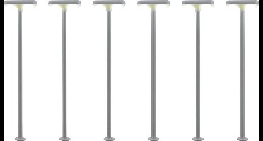 Viessmann Modelltechnik H0 Perronlantaarn Dubbel Kant-en-klaar model 63646 6 stuk(s)