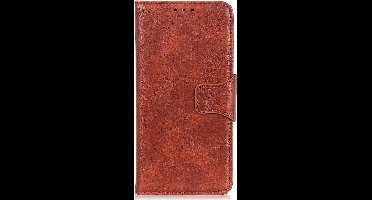 Shop4 - Motorola Moto E7 Hoesje - Wallet Case Cabello Bruin