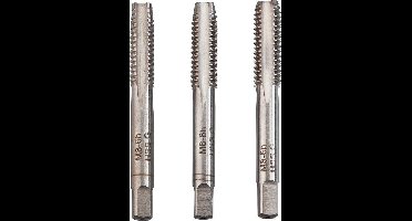 KWB - Handtappenset - Schroefdraadtappen - M12 - 3-delig