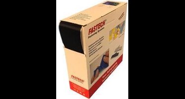 FASTECH® B50SKL01E999910 Klittenband Om vast te plakken Hotmelt Haakdeel, Extra sterk (l x b) 10000 mm x 50 mm Zwart 10
