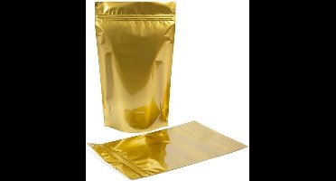 Stazakken Goud 17x8x28,5cm | 340 gram (100 stuks)