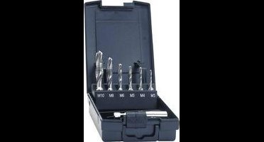 Exact 05910 Combinatietapboorset 7-delig Metrisch Rechtssnijdend DIN 3126 HSS 1 set(s)