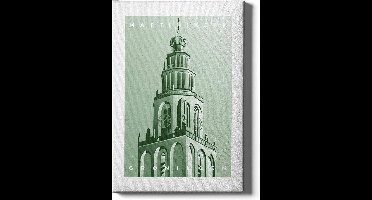 Walljar - Martinikerk - Muurdecoratie - Poster