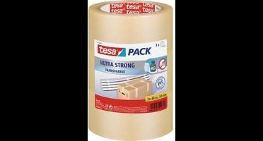 tesa ULTRA STRONG 51124-00007-01 Pakband tesapack Transparant (l x b) 66 m x 50 mm 3 stuk(s)