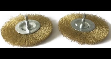 Güde Voegenreiniger vervangingsborstelset voor GFR 401 - metaal - 2 stuks