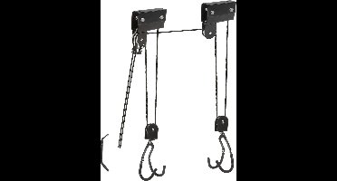 Fietslift ophangsysteem plafondbevestiging Strong 57 kg zwart