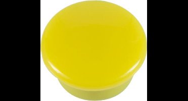 Westcott magneten - formaat 15x8mm - geel - 10 stuks - AC-E10803