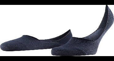 FALKE Step Medium Cut onzichtbar eenkleurig katoen footies heren blauw - maat 45-46