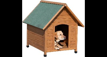 Kerbl - Hondenhok - 100x88x99 - cm - bruin - en - groen - 82395