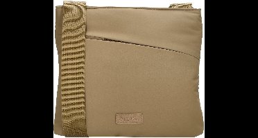 Beagles Calvia Schoudertas - Crossbody - Ritsvakken - Lichtgewicht - Schouderband - Dames Tas - Taupe