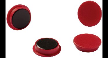 Duurzame magneten, 37 mm, 1.000 stuks, rood, 2 stuks, 470403